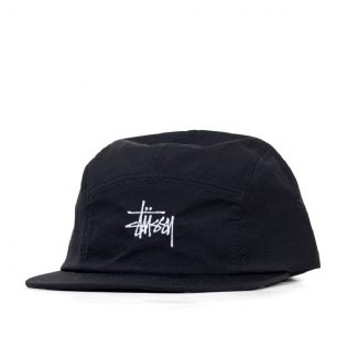 Boné Stussy Basic Stock Camp Preto