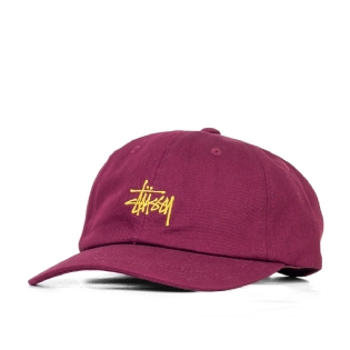 Boné Stussy Stock Low Pro Vinho