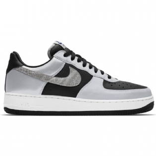 Tênis Nike Air Force 1 " Silver Snake " Preto/cinza