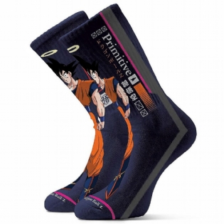 Meia Primitive Goku Graphic Azul Marinho Azul