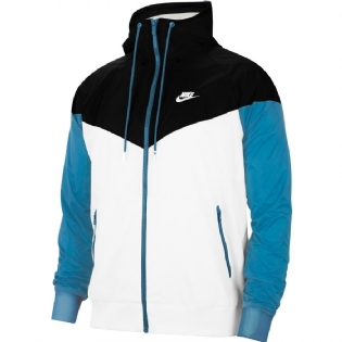 Jaqueta Nike Windrunner Branco/azul