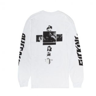 Camiseta F Awesome Faith L/s Tee Branco