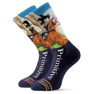 Meia Primitive Goku Batle Azul