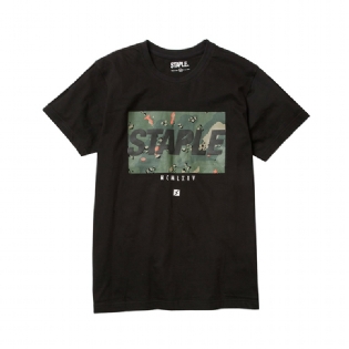 Camiseta Staple Field Tech Logo Preto