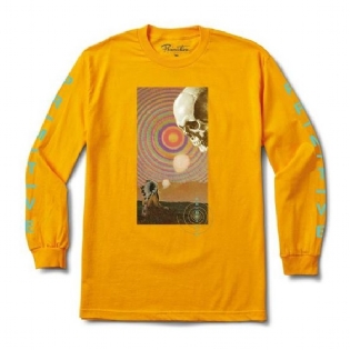 Camiseta Primitive Spirit Plain Ls Amarelo