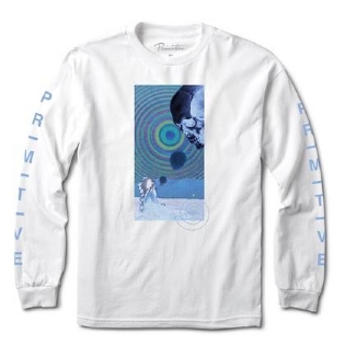 Camiseta Primitive Spirit Plain Ls Branco