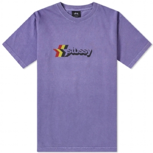 Camiseta Stussy 3 Star Roxo