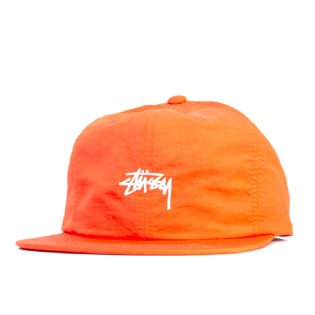 Boné Stussy Stock Nylon Laranja