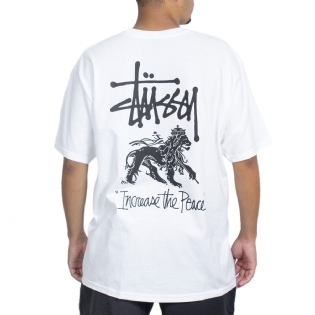 Camiseta Stussy Ttp Lion Branco