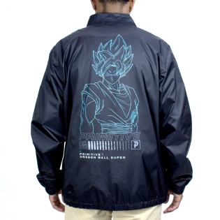 Jaqueta Primitive Dbz Super Saiyajin Preto