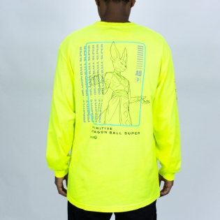 Camiseta Primitive Dbz Destruction L/s Verde