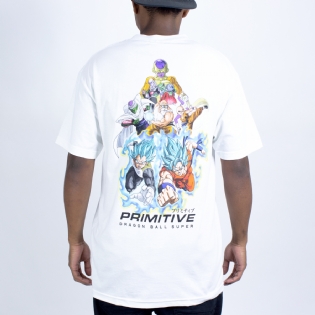Camiseta Primitive Dbz Resurrection Branco