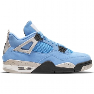 Tênis Nike Air Jordan 4 Retro " University Blue" Azul