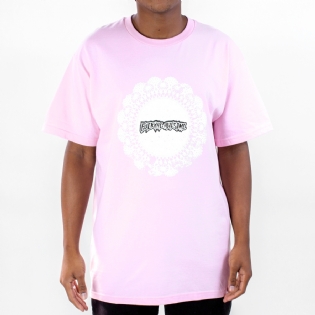 Camiseta F.awesome Doiley Rosa