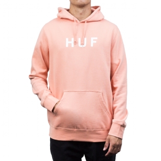 Moletom Huf Essentials Og Logo Salmão