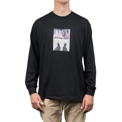 Camiseta Polar Happy Sad Around L/s Preto