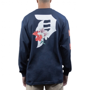 Camiseta Primitive Dirty P Lily L/s Azul