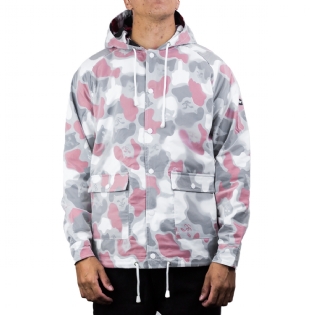 Jaqueta Ripndip Nerm Clear Rain Coat Estampado