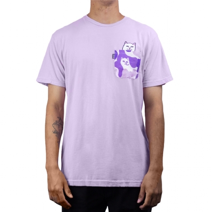 Camiseta Ripndip Lord Nermal Camo Pocket Roxo