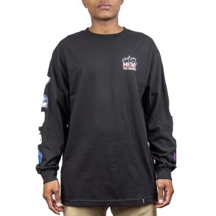 Camiseta Huf Bodega  L/s Preto