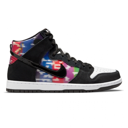 Tenis Nike Dunk High Pro “test Pattern” Preto/branco