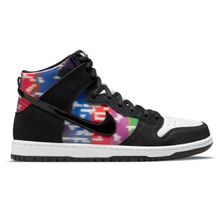Tenis Nike Dunk High Pro “test Pattern” Preto/branco