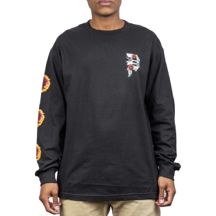 Camiseta Primitive Dirty P Sunflower L/s Preto