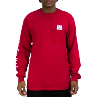 Camiseta Ripndip Lord Nermal L/s Vermelho
