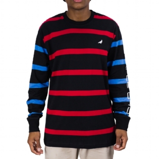 Camiseta Staple Ski Stripe L/s Preto