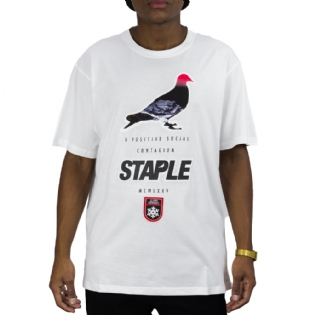 Camiseta Staple Expedition Pig Branco