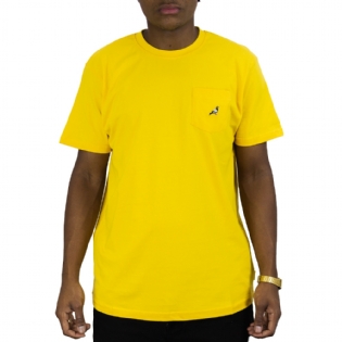 Camiseta Staple Mini Logo Pocket Amarelo