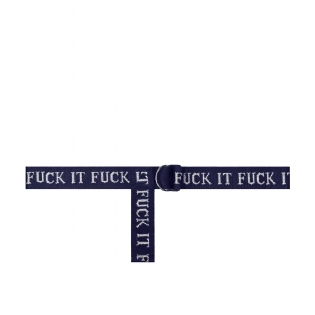 Cinto Huf Fuck It Azul Marinho