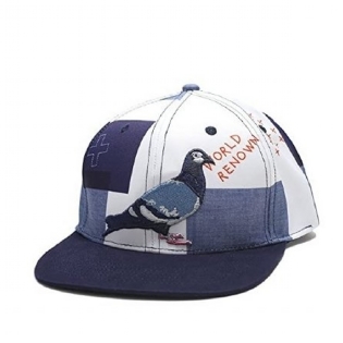 Boné Staple Patchwork Pigeon Branco