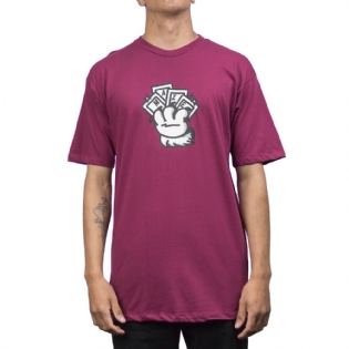 Camiseta Maze Cartas Vinho
