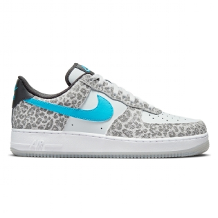 Tênis Nike Air Force 1 07 Prm " Leopard Print " Branco/azul