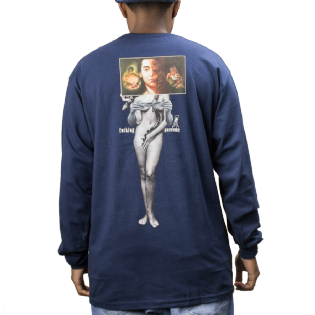 Camiseta F.awesome Wizards L/s Azul