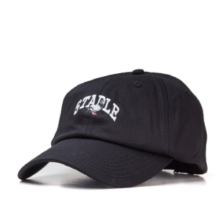 Boné Staple Collegiate Pigeon Dad Cap Preto