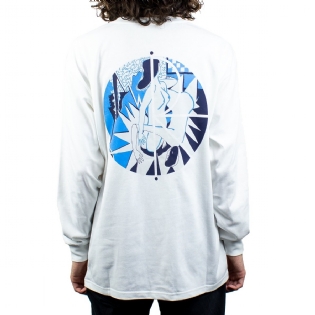 Camiseta Polar 69 Fill Logo Longsleeve Branco