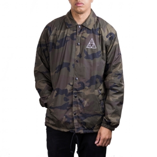Jaqueta Huf Essentials Coach Jacket Camuflado