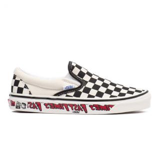 Tênis Vans Classic Slip On 9 Branco/preto
