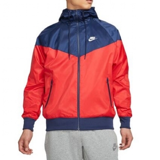 Jaqueta Nike Nsw He Azul/vermelho