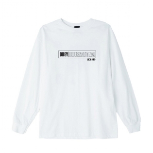 Camiseta Obey Intl Cities Branco
