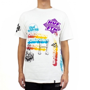 Camiseta Huf Test Print Branco