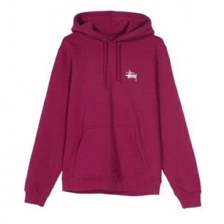 Moletom Stussy Basic Vinho