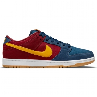 Tênis Nike Sb Dunk Low " Barcelona " Azul/vermelho