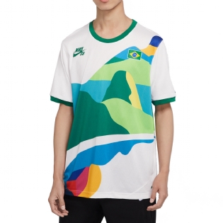 Camiseta Nike Sb Brasil Ring Colorido