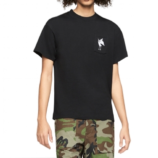 Camiseta Nike Sb Manga Curta Japão Preto