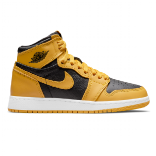 Tênis Nike Air Jordan Retro High Og " Pollen " Infantil. Preto/amarelo