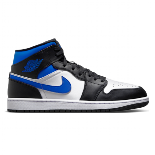 Tênis Nike Air Jordan 1 Mid " Royal " Branco/preto