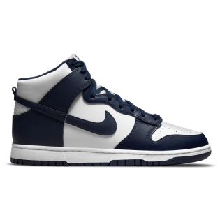 Tênis Nike Dunk High “midnight Navy” Branco/azul